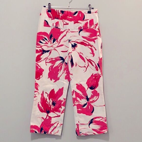 Women's Floral Ankle Pant  - Picture 1 of 7